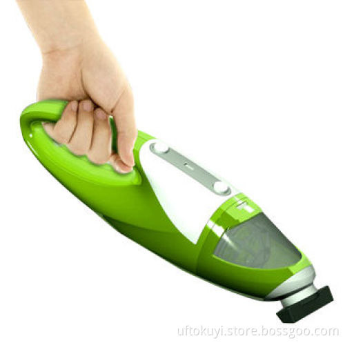 Mini vacuum cleaner, portable, transparent dust bin